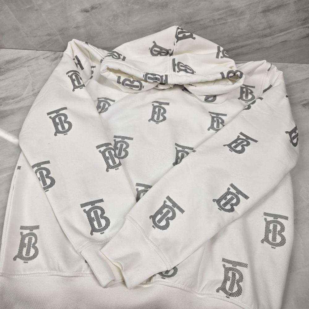 Burberry Soft White Fleece Outerwear